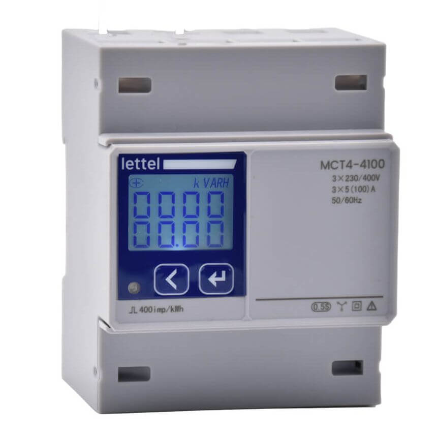 compteur électrique triphasé mct4-4100