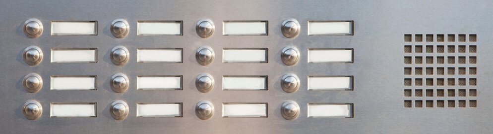 boutons d'interphone