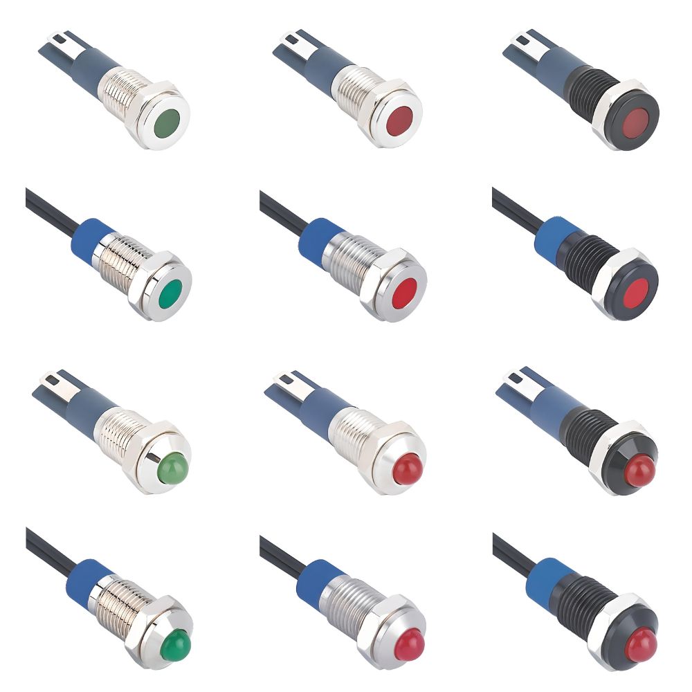Voyant LED 8 mm anti vandale