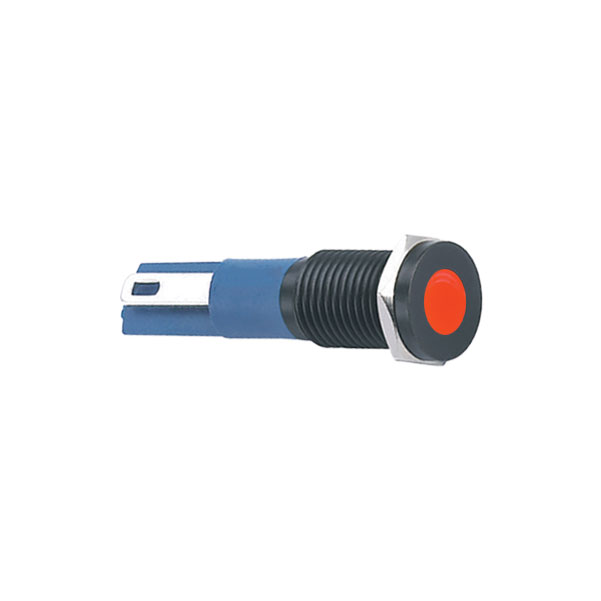 voyant lumineux led rouge étanche métal antivandale