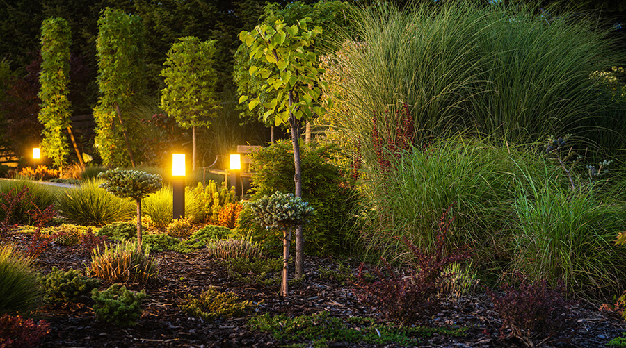 Programmation éclairage jardin