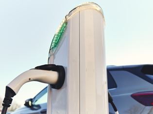 Borne de recharge de voitures électriques