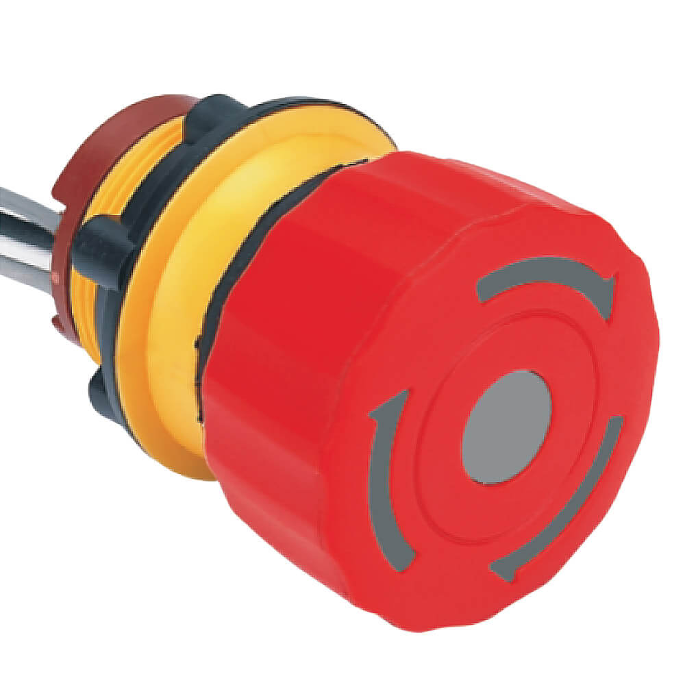 Bouton coup de poing d'arrêt d'urgence 1NO 1NF