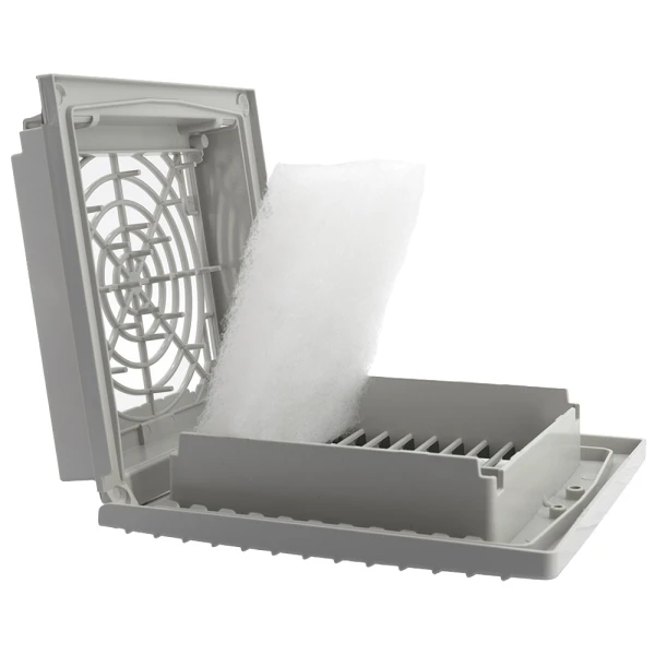 Grille de ventilation avec filtre à poussière intégré