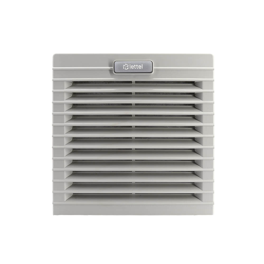 Grille de ventilation carrée en plastique pour armoire électrique
