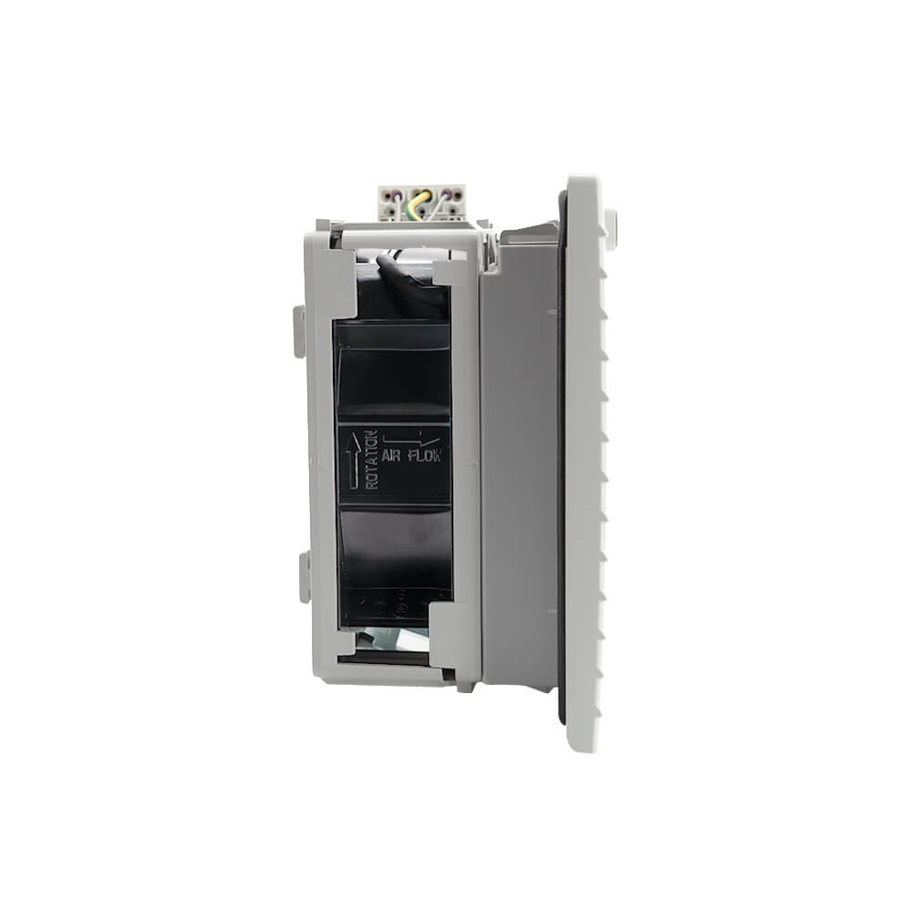 Ventilateur 125 et grille de ventilation carrée pour armoire électrique