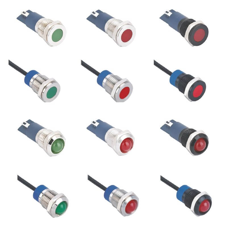 Voyant LED 12 mm anti vandale