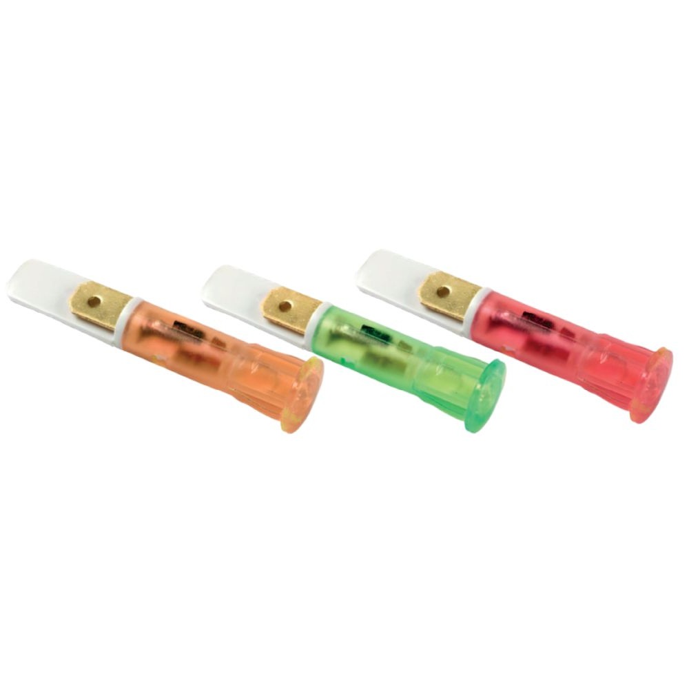 Voyant lumineux languette Ø10 mm ailettes