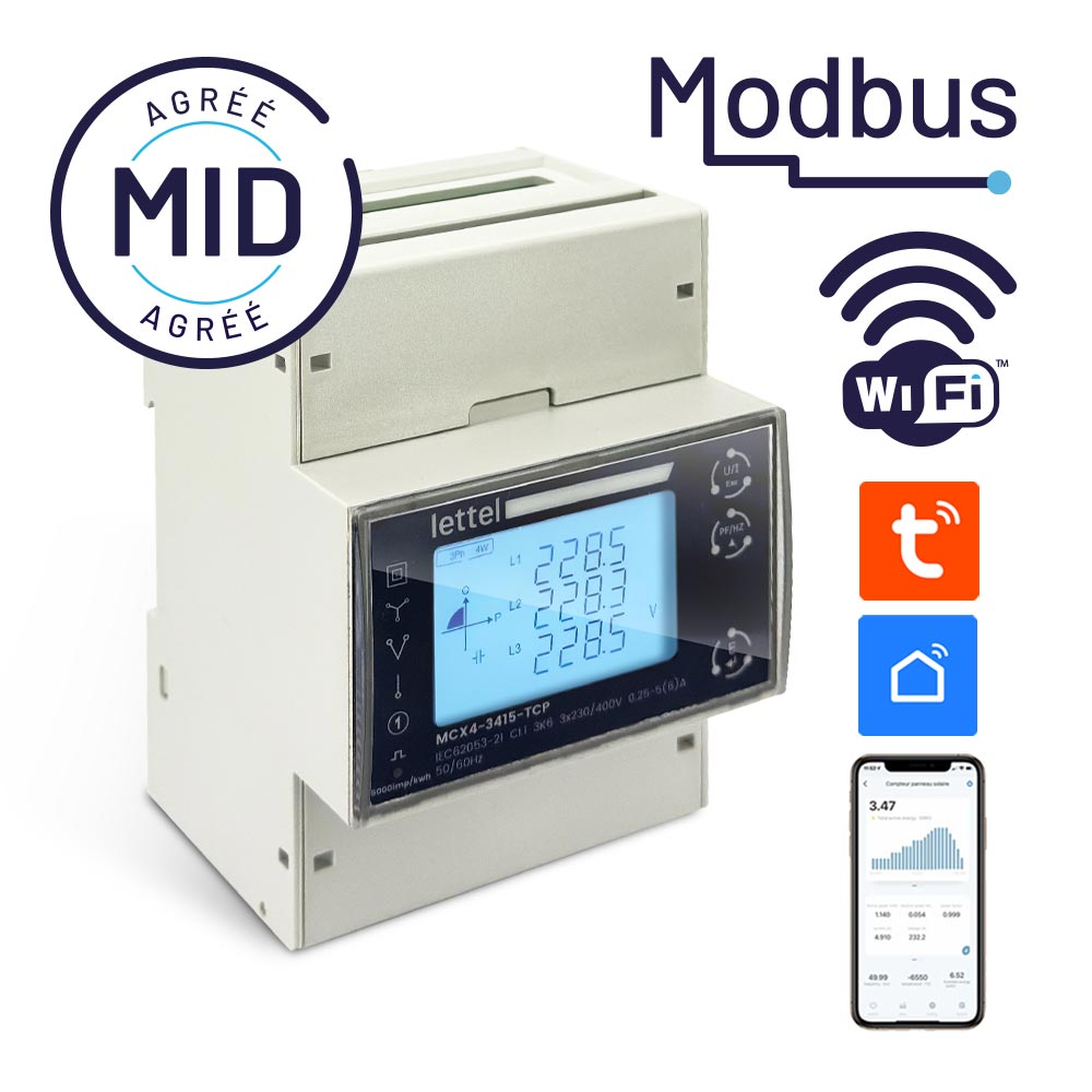Compteur Modbus et Wifi